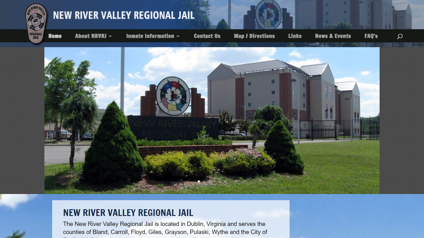 New River Valley Regional Jail | Inmate Search | Inmate ...