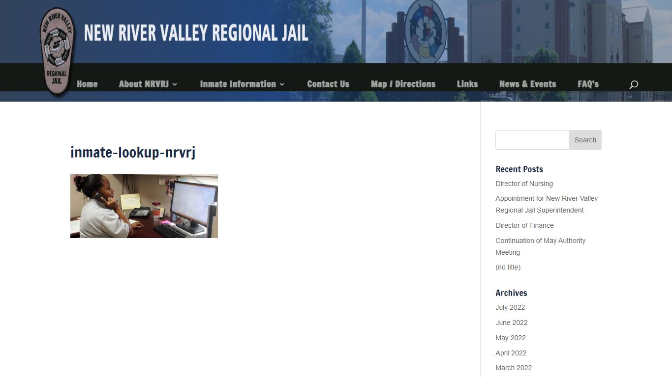 inmate-lookup-nrvrj | New River Valley Regional Jail